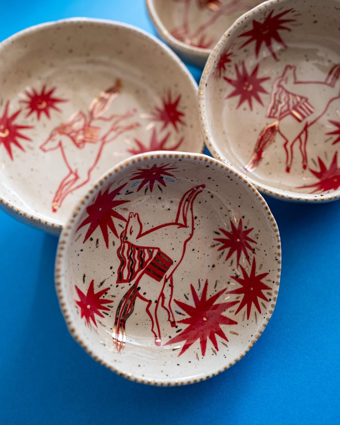 Folk Star Dishes — handmade ceramic, Ceramic Pot Station
